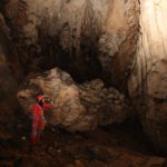 Grotte Nouvelle: umgestürzte Säule