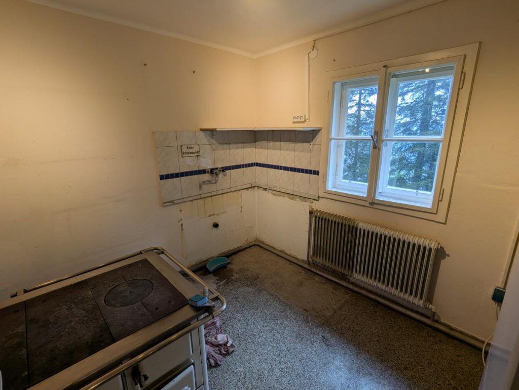 Abbau der alten Küche
