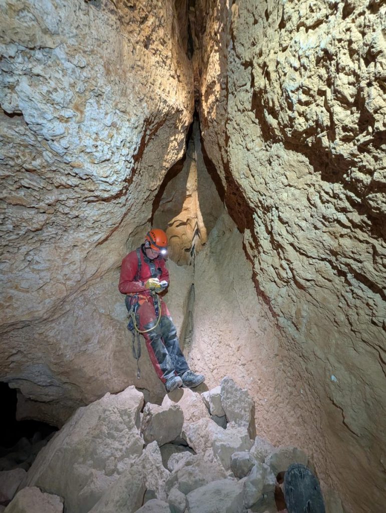 Vermessung vor dem Jenga-Schluf